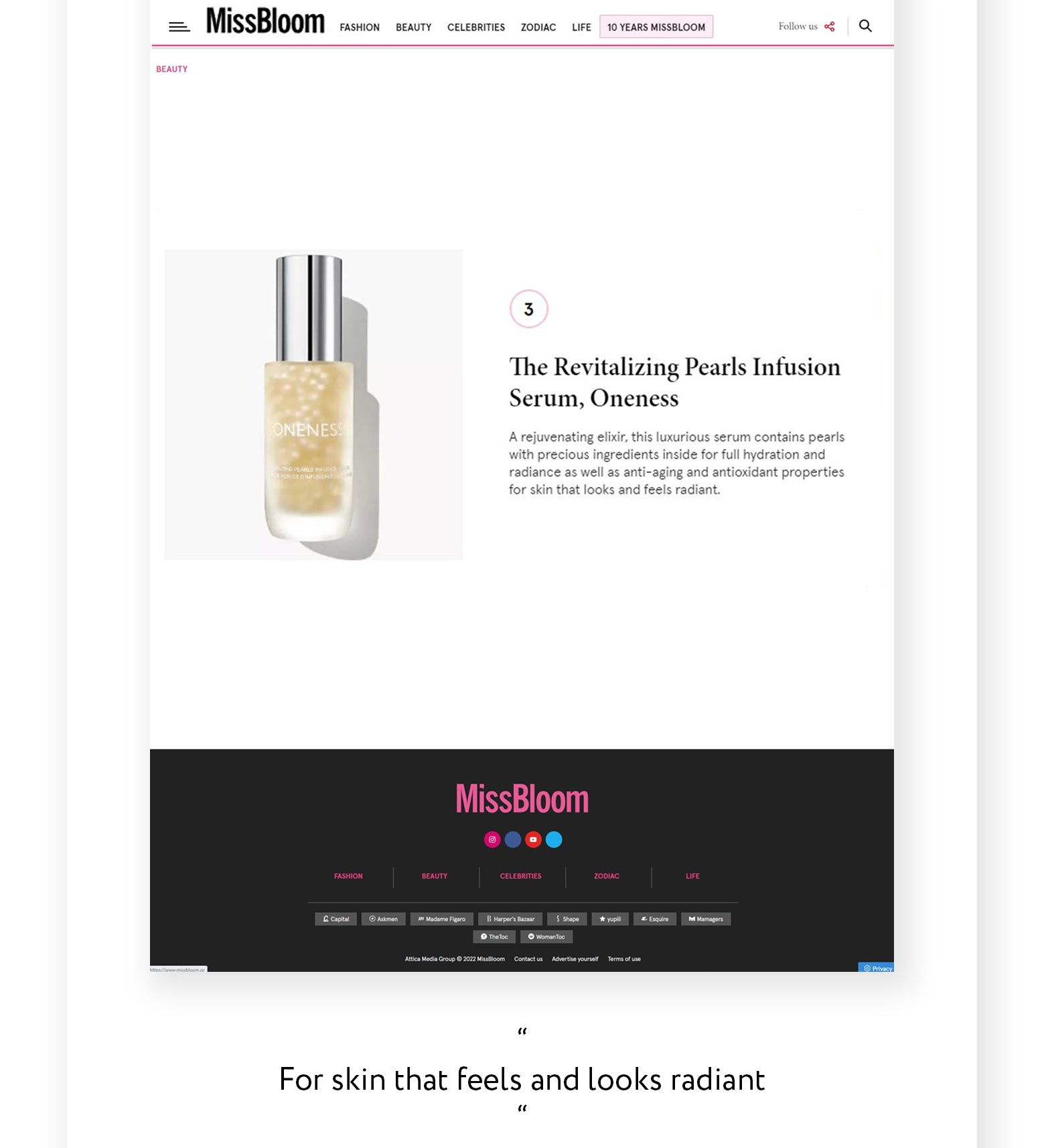 As Featured In MissBloom