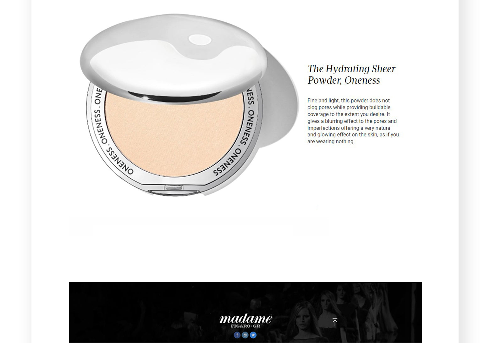 As Featured In Madame Figaro