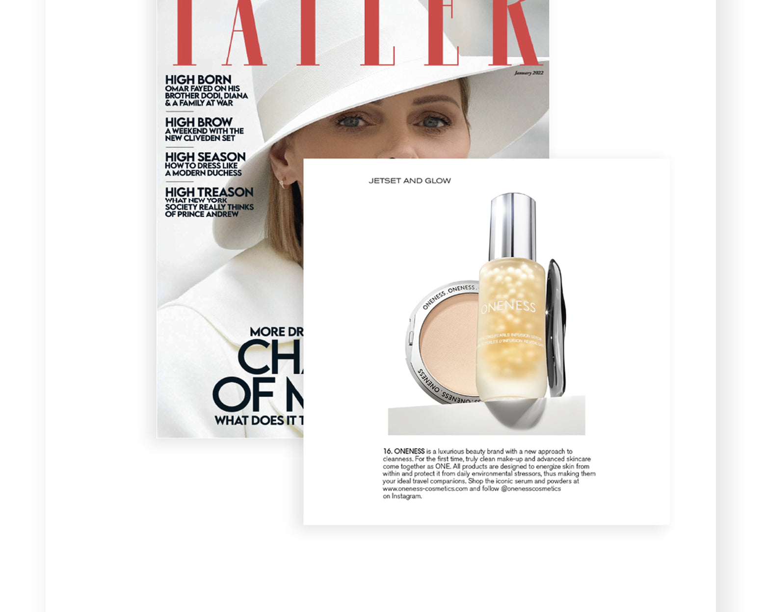 AS FEATURED IN TATLER